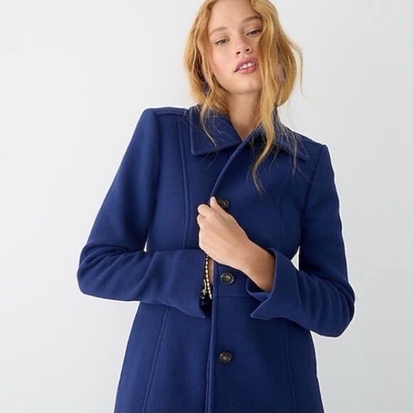 NWT J. Crew Classic Lady Day Coat in Italian Double-Cloth Wool with Thinsulate - Picture 3 of 12